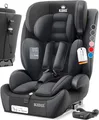 Produktbild: KIDIZ® Autokindersitz Kinderautositz Gruppe 1+2+3 9-36 kg 5-Punkt-Sicherheitsgurt, Autositz, Kindersitz, Einstellbare Kopfstütze (Anthrazit, Kinderautositz mit Isofix)