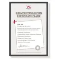 Produktbild: walther-design Bilderrahmen New Lifestyle KV130B, A4, 21 x 29,7 cm, Echtglas, Kunststoffrahmen, schwarz