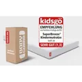 Produktbild: Kindermatratze SuperBreeze® Babymatratze, bett1.de, 10.5 cm hoch, Liegefläche bei 60 °C waschbar, HyBreeze® Funktionsbezug 70 cm x 140 cm x 10.5 cm