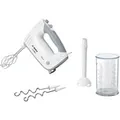 Produktbild: Handmixer ErgoMixx MFQ36440 weiß/grau, 450 Watt, mit Mixfuß und Becher