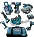 Produktbild: Makita DUC256Z Akku Kettensäge Top-Handle 36V Combo Kit inkl. 2x 5.0Ah Akkus +++