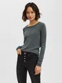 Produktbild: Vero Moda Rundhalspullover VMCARE STRUCTURE LS O-NECK BLOU NOOS mit Strukturmuster