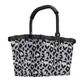 Produktbild: reisenthel carrybag frame leo nero Einkaufskorb Picknickkorb Stoffkorb Leopard