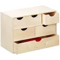 Produktbild: Zeller Schubladenelement, Birke, 6-er Schatulle