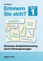 Produktbild: Erinnern Sie sich?: Einfaches Gedächtnistraining durch Wortergänzungen - Ba