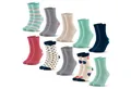 Produktbild: OCCULTO Basicsocken Jungen & Mädchen Bunte Socken 10er Pack (Modell: Estilo) (10-Paar)