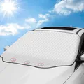 Produktbild: Auto Sonnenschutz, Windschutzscheibe, UV-Schutz, Winter, Sommer, 193x126cm