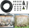 Produktbild: NEU Sprühnebeldusche Set 10m Schlauch für Garten Bewässerung Luftbefeuchter