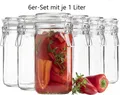 Produktbild: NEU Bügelgläser Deckel luftdicht für Einmachen Aufbewahren Zutaten Geschenk Deko