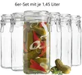 Produktbild: NEU Bügelgläser Deckel luftdicht für Einmachen Aufbewahren Zutaten Geschenk Deko