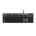 Produktbild: Logitech G915 X Gaming-Tastatur, kabelgebunden, glatte GL-Switches, Schwarz