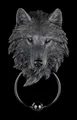 Produktbild: Türklopfer Wolf - Dark Guardian - Fantasy Türdeko Klingel