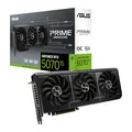 Produktbild: ASUS Prime GeForce RTX 5070 Ti 16GB GDDR7 OC Edition Gaming Grafikkarte (Nvidia GeForce RTX5070 Ti DLSS 4, 2,5-Slot Design, PCIe 5.0, 3X DisplayPort 2.1b, 1x HDMI 2.1b, PRIME-RTX5070TI-O16G)