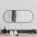 Produktbild: Wandspiegel Schwarz 60x25 Cm Oval Vidaxl