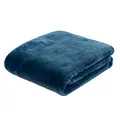 Produktbild: Gözze - Premium Cashmere-Feeling Wohn- und Kuscheldecke, 500 g/m², 180 x 220 cm - Blau
