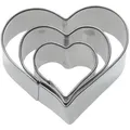 Produktbild: WESTMARK 3 Terrassen-Ausstecher Herz 2 cm, 3 cm, 4 cm aus Edelstahl