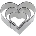 Produktbild: WESTMARK 3 Terrassen-Ausstecher Herz 2 cm, 3 cm, 4 cm aus Edelstahl
