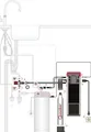 Produktbild: Quooker Flex Round mit PRO3 Reservoir & CUBE Kupfer Rosé FXRRCO PRO3 CUBE *inkl.