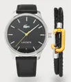 Produktbild: LACOSTE LISBON 2070028 Armbanduhr Herrenuhr Set 2-tlg. Lederarmband 42 mm