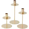 Produktbild: Boltze Home Kerzenständer, Gold, Metall, 10x23x10 cm, Dekoration, Kerzen & Zubehör, Kerzenhalter