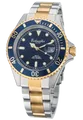 Produktbild: Eichmüller Taucher Herrenuhr 200M Edelstahl Bicolor Datumsanzeige, Drehlünette