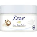 Produktbild: Dove Dusch Peeling Macadamia&Reismilch 225ml Neu