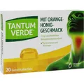 Produktbild: TANTUM VERDE 3 mg Lutschtabl.m.Orange-Honiggeschm. 20 St. PZN 03335557