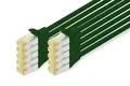 Produktbild: DIGITUS LAN Kabel Cat 6A – 1 m – 10 Stück – S/FTP Geschirmt – Grün