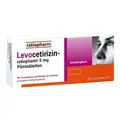 Produktbild: Levocetirizin-ratiopharm 5 mg Filmtabletten