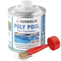 Produktbild: Everglue Poly Pool PVC-Folienkleber Quellschweißmittel bis +90°C temperaturbeständig elastisch wasserbeständig 200ml Pinseldose transparent