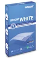 Produktbild: Onuge Bright White Teeth Whitening Strips – Bleaching-Strips zur Zahnaufhellung – Ohne Peroxid – Auch für empfindliche Zähne 28 Strips - 14 Tage
