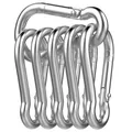 Produktbild: Karabinerhaken Federkarabiner aus Edelstahl 304 Sichere Tragfähigkeit 140 kg ...