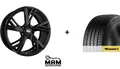 Produktbild: Sommerräder Audi A4 B8 B9 MAM RS5 Black + 235/35 R19 91Y Barum Reifen 4x 19 Zoll
