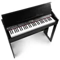 Produktbild: RhapsodyDP61 - Digitales E Piano Keyboard mit 61 Tasten, Keyboard mit Anschlagdynamik, Klavier-Möbel Ständer, 300 Sounds und Rhythmen, 80 Demos, Effekt Akkorde, USB, MIDI, Sustain Anschluss