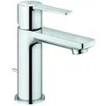 Produktbild: Grohe Lineare XS Waschtischarmatur 23790001 chrom, mit Ablaufgarnitur, Mittelstellung kalt