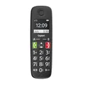 Produktbild: Gigaset E290HX - DECT-Mobilteil mit Ladeschale - Fritzbox-kompatibel - Schnurloses Senioren-Telefon für Router und DECT-Basis - großes Display und Tasten, schwarz [Deutsche Version] [Ohne Basis]