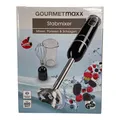 Produktbild: Gourmetmaxx Stabmixer 4-teiliges Set - Schwarz - 600 Watt - Pürieren, Mixen