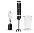 Produktbild: GOURMETmaxx Stabmixer-Set 600 W mit Schneebesen & Mixbecher – Edelstahlmesser, 2