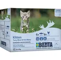 Produktbild: Bozita Kitten Fisch & Fleisch Häppchen in Sauce | 12x 85g
