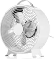Produktbild: ETA Bodenventilator RINGO 0608 | 26cm Korbdurchmesser | Retrodesign | Vollmetall | 2 Stufen | 25W | Weiß