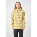 Produktbild: Cleptomanicx Kapuzensweatshirt Hooded Stripe mit praktischem Half-Zip grün S