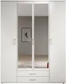 Produktbild: Schlafkontor Kleiderschrank Karl Drehtürenschrank Schlafzimmerschrank mit Spiegel Garderobe in 2 Breiten, mit zusätzlichen Einlegeböden TOPSELLER
