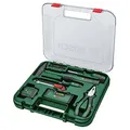 Produktbild: Bosch Universal Werkzeug-Set, 17-teilig (vielseitiger Werkzeugkoffer, bestückt, hochwertig, ergonomisch, ideal für Reparaturen im Haus)