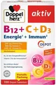 Produktbild:  B12 + C + D3 Tabletten zur Unterstützung des Immunsystems 88 g