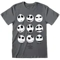 Produktbild: The Nightmare Before Christmas T-Shirt Many Faces grau XXL