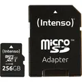 Produktbild: Intenso microSDXC Cards 256GB C10 UHS-I Premium + Adapter