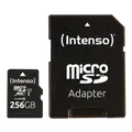 Produktbild: Intenso Micro SD-XC Karte 256GB UHS-I Premium mit Adapter