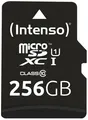 Produktbild: Intenso 256GB SDXC Class10 UHS-I Premium + SD-Adapter, Schwarz, BRANDNEU