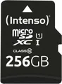 Produktbild: Intenso Premium microSDXC 256GB Class 10 UHS-I Speicherkarte mit Adapter