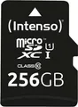 Produktbild: Intenso Micro SDXC Karte 256GB UHS-I Premium mit Adapter Speicherkarten